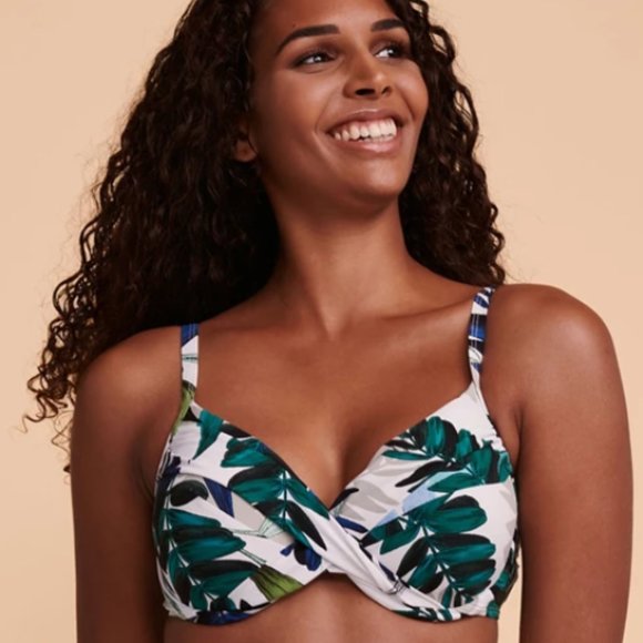 Crossover Push-up Bikini Top - Picture 1 of 6